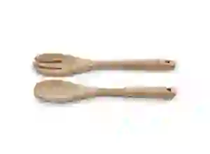 Salatbesteck Calla Buchenholz hellbraun 2tlg 30,5x6,5x1,5cm