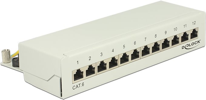 Patchpanel 12P Port Cat.6