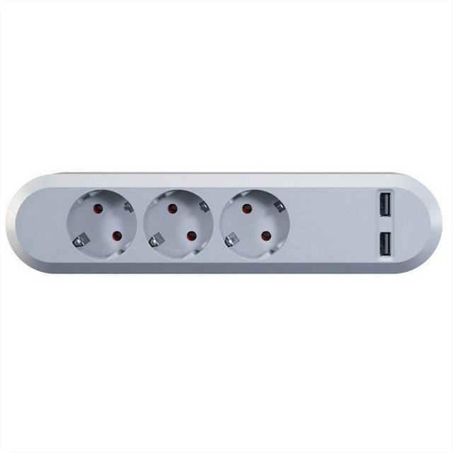 USB SMART 381.801, 3-fach Steckdosenleiste