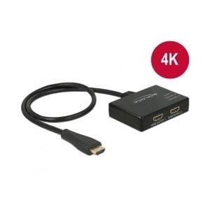Splitter 1x HDMI Stecker > 2x HDMI out 4K, HDMI Splitter