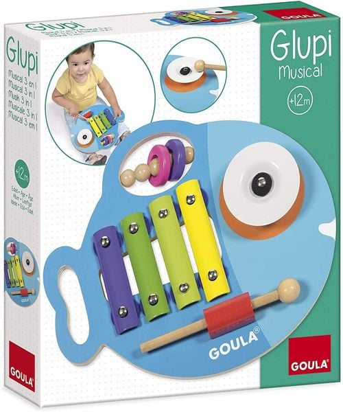 Goula Glupi Musik 3 in 1, Musikspielzeug