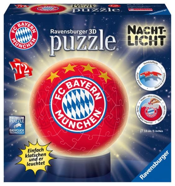 3D Puzzle-Ball Nachtlicht: FC Bayern München