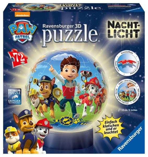 Puzzle-Ball Nachtlicht Paw Patrol