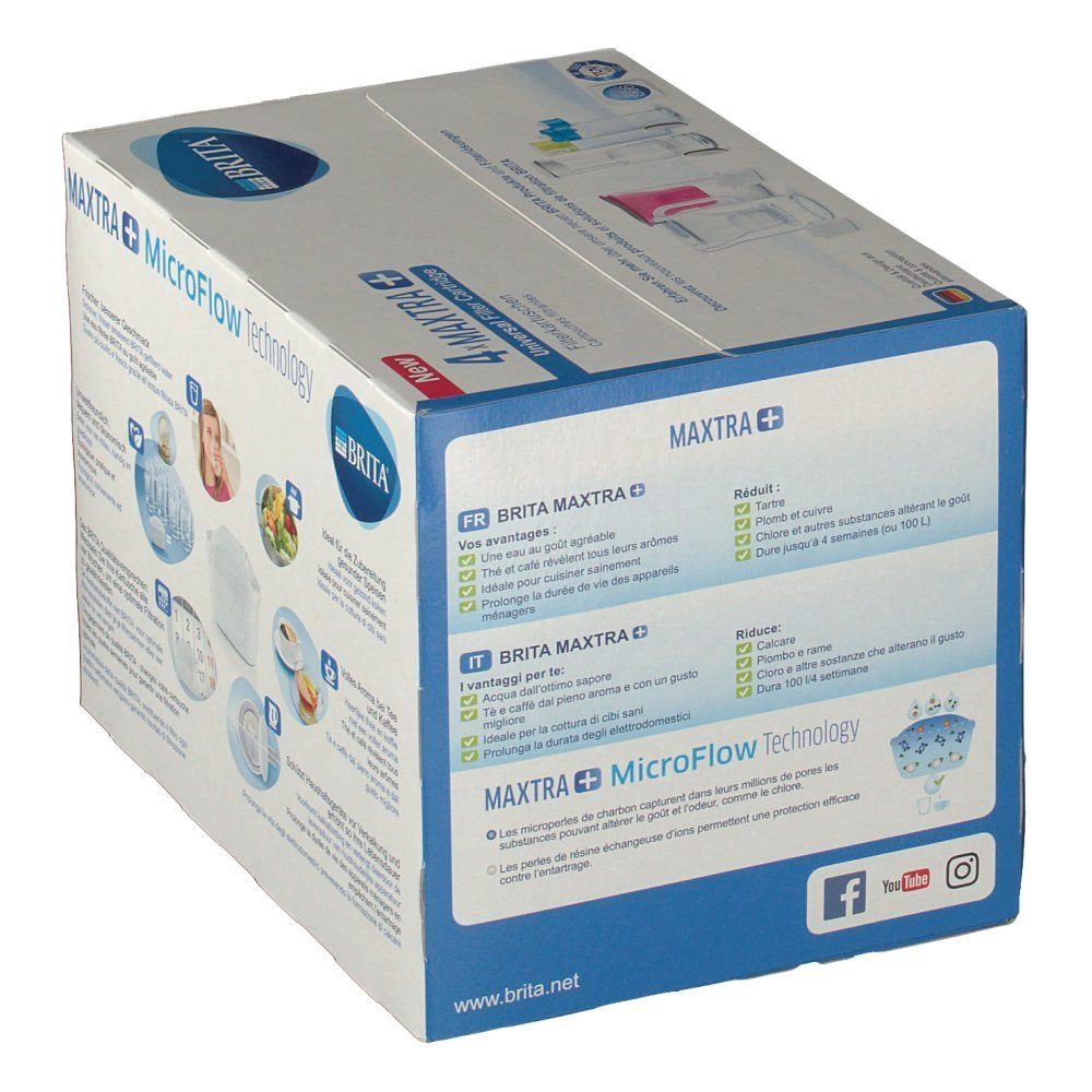 MAXTRA+ Pack 4, Wasserfilter