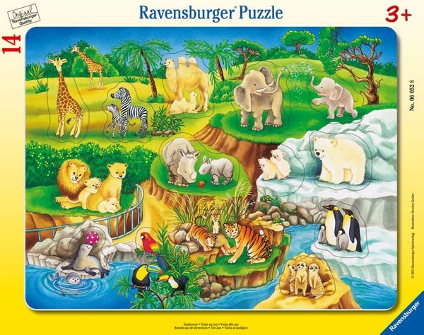 Puzzle Zoobesuch