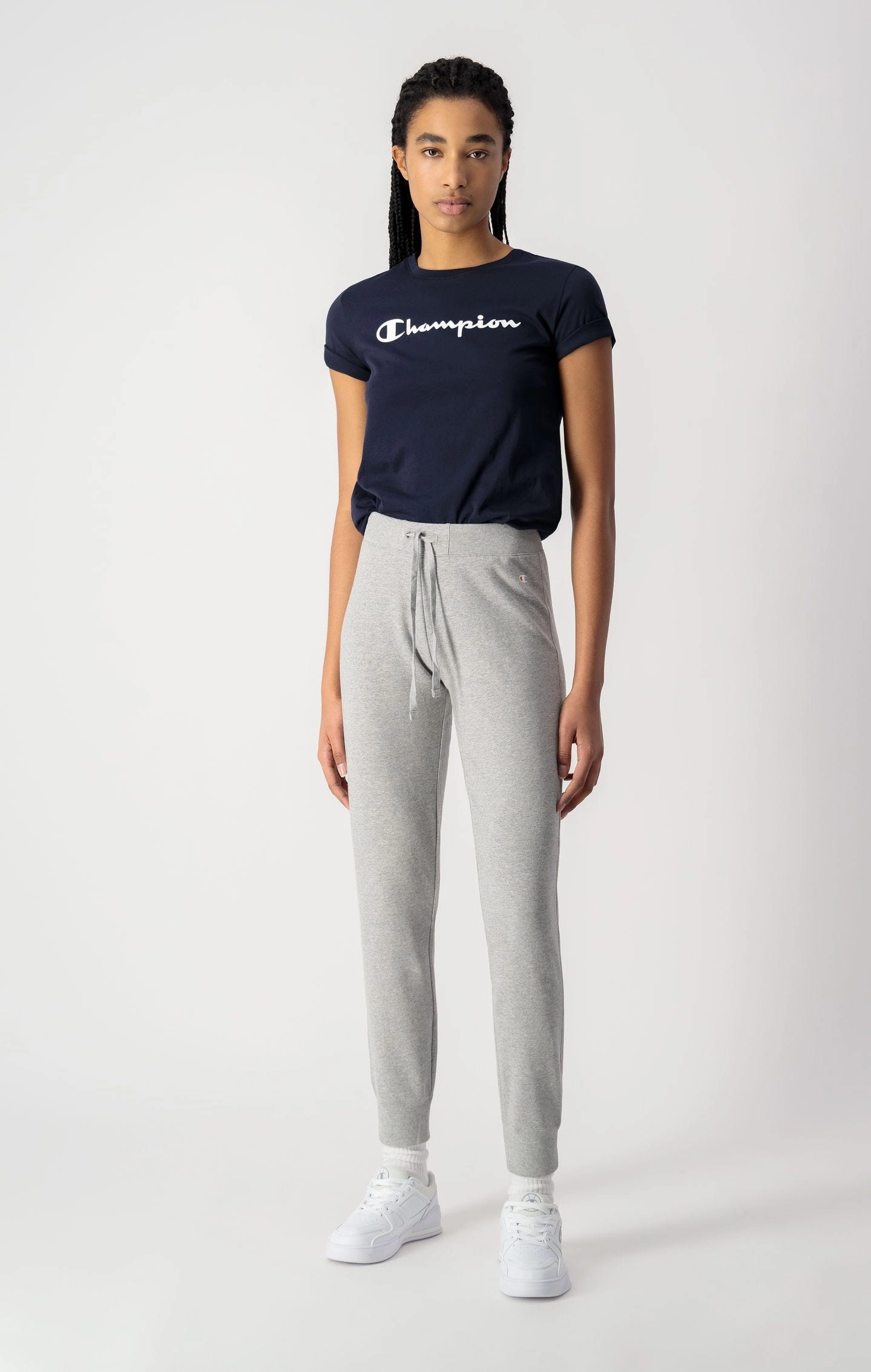 Jogginghose aus Baumwolle mit C-Logoprint an der Hüfte