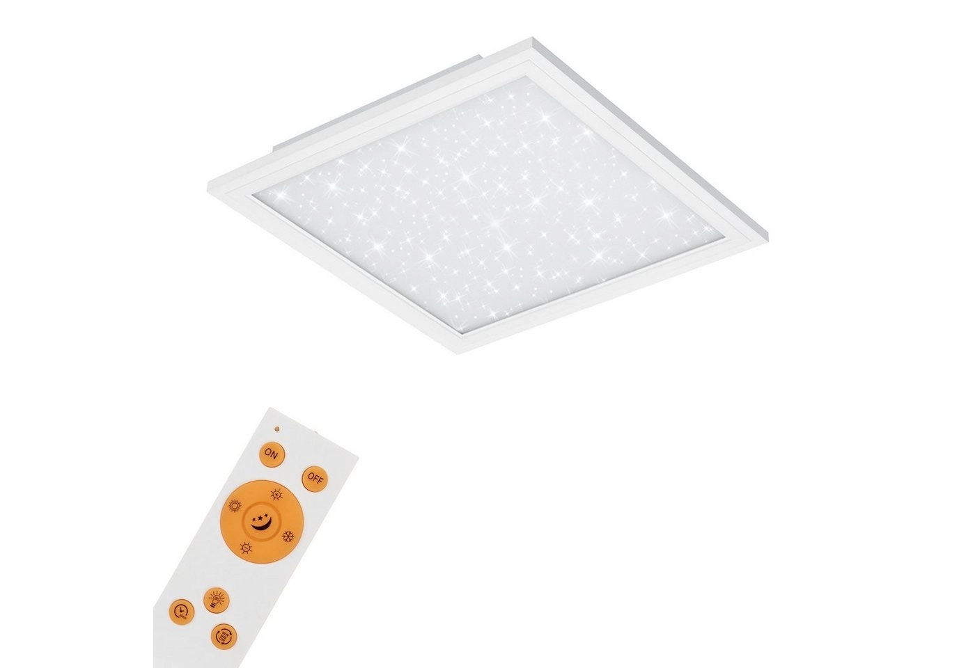STERNENHIMMEL LED Panel, 45 cm, 2400 LUMEN, 24 WATT, Weiß