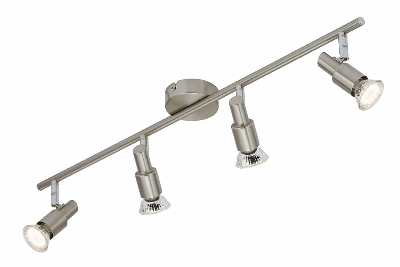 LED Spot Deckenleuchte, 67,5 cm, 12 W, Matt-Nickel