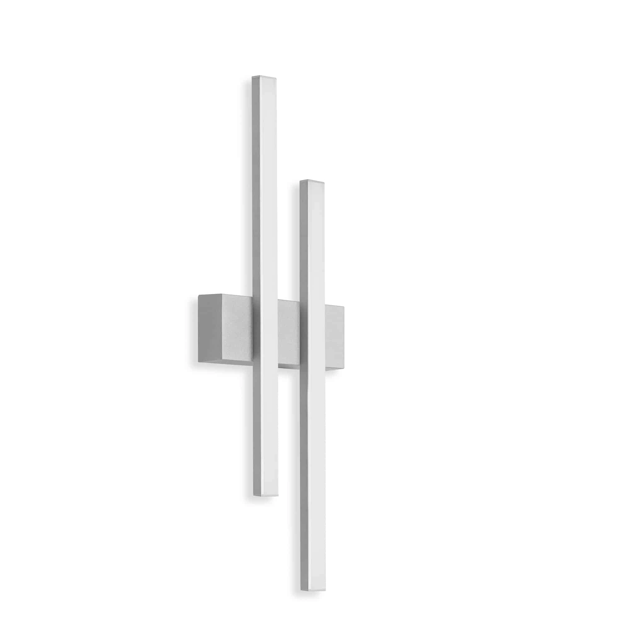 TELEFUNKEN LED Außenwandleuchte, 47 cm, 8 W, Silber