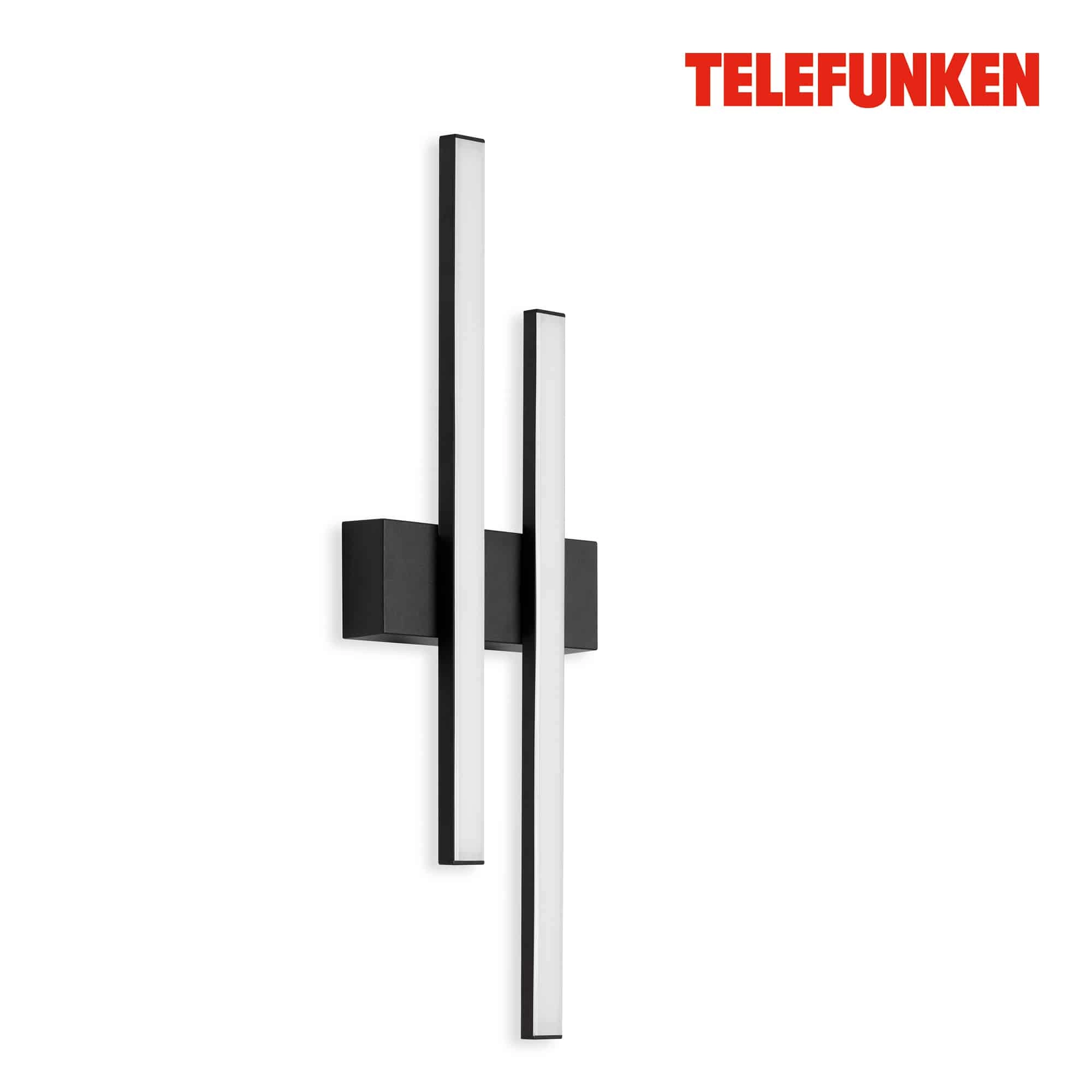 TELEFUNKEN LED Außenwandleuchte, 47 cm, 8 W, Schwarz
