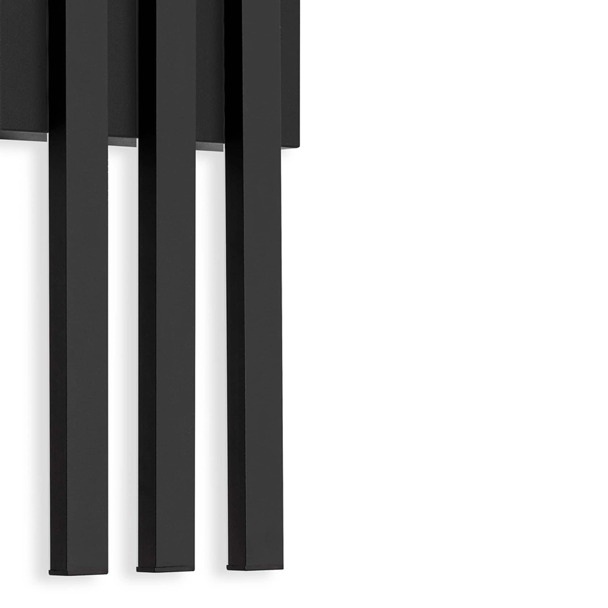 TELEFUNKEN LED Außenwandleuchte, 37 cm, 12 W, Schwarz