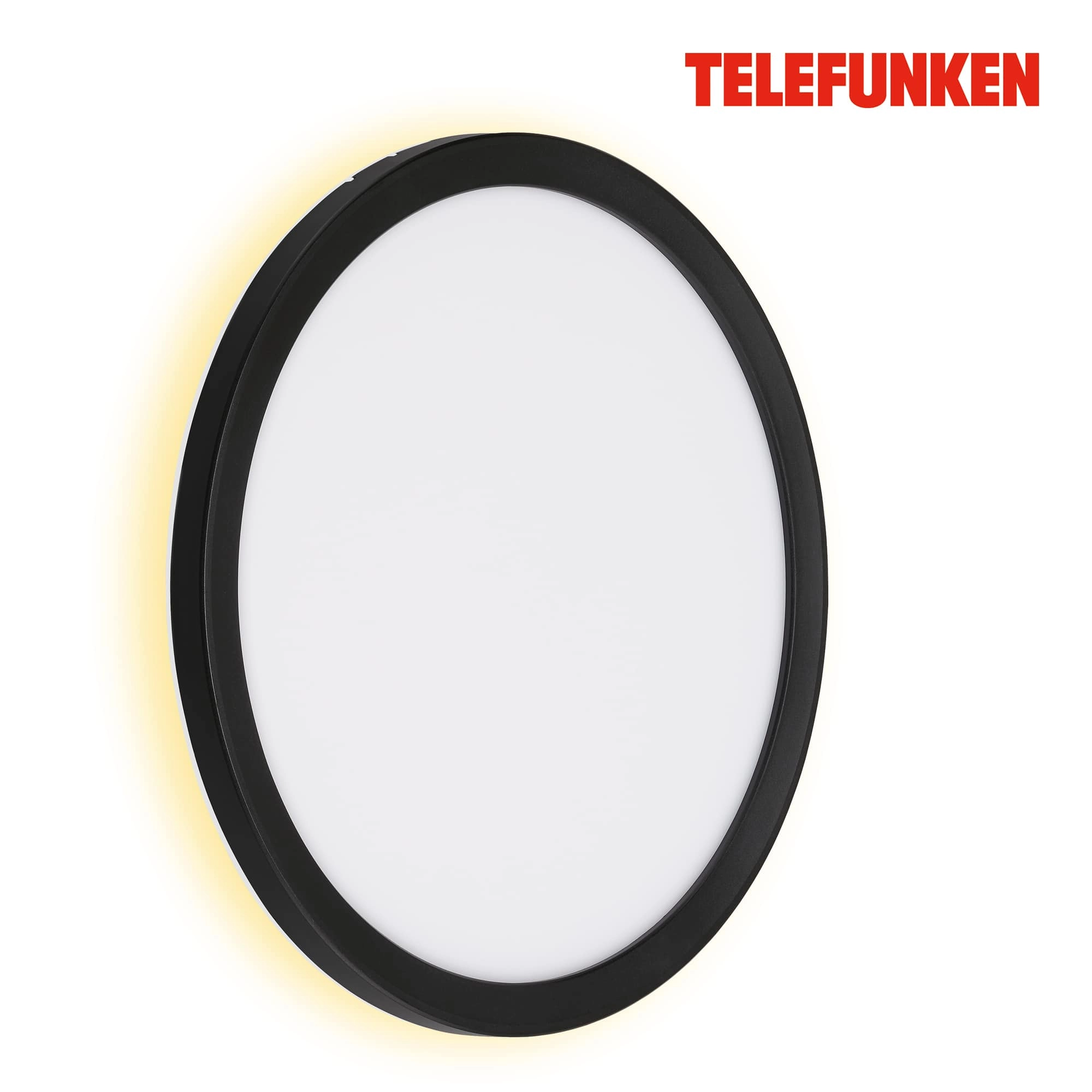 TELEFUNKEN LED Außenwandleuchte, Ø 28 cm, 15 W, Schwarz