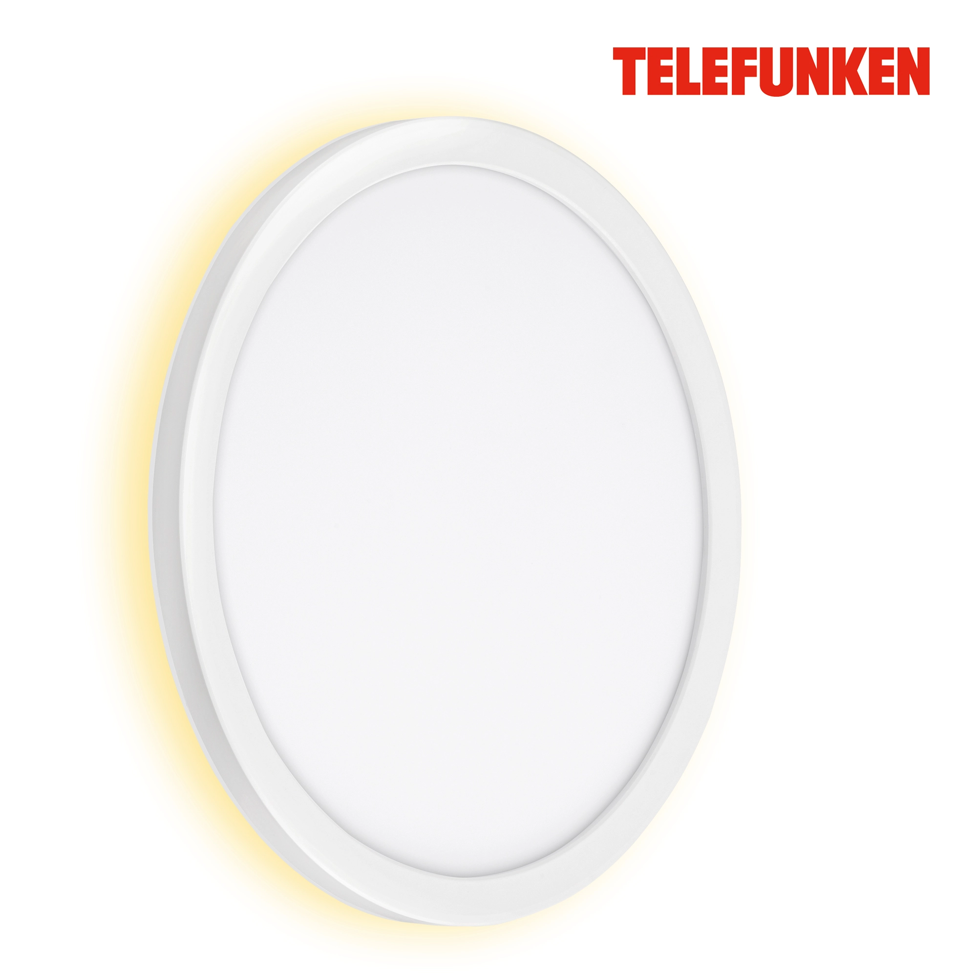 TELEFUNKEN LED Außenwandleuchte, Ø 28 cm, 15 W, Weiß