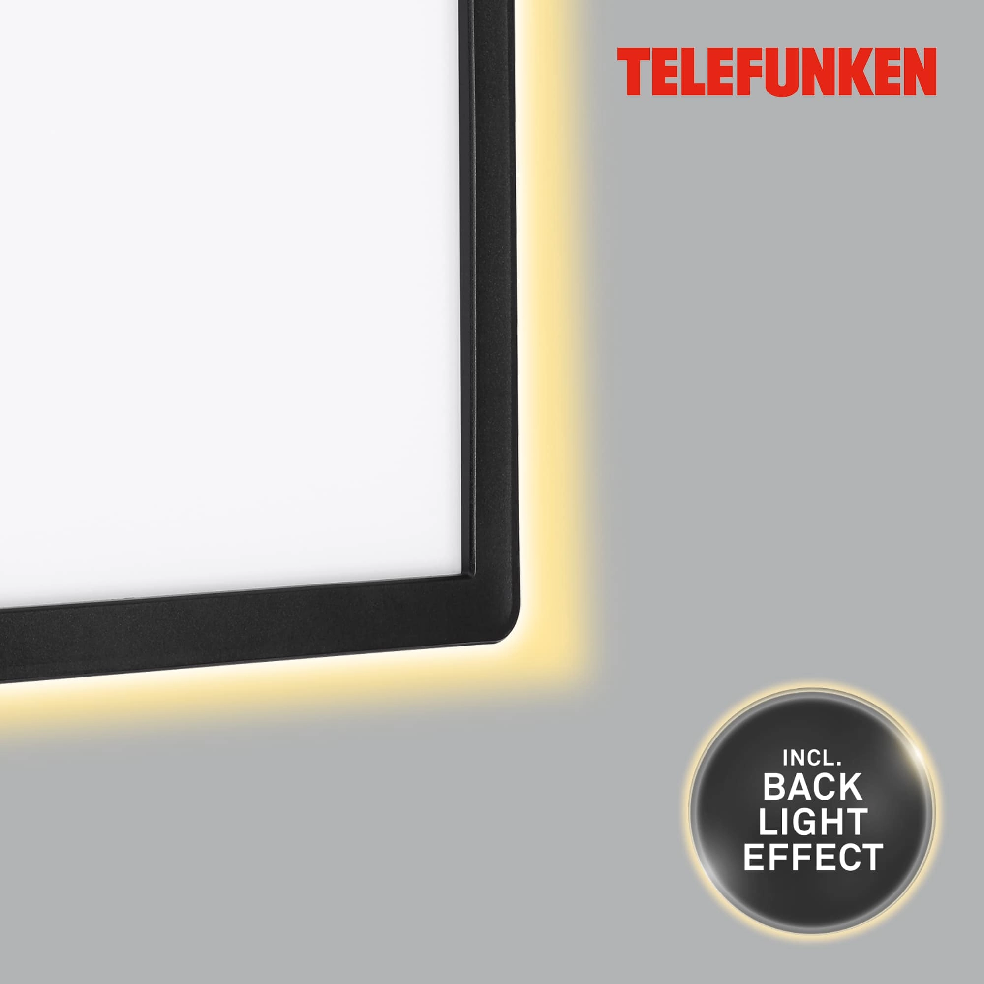 TELEFUNKEN LED Außenwandleuchte, 25 cm, 15 W, Schwarz
