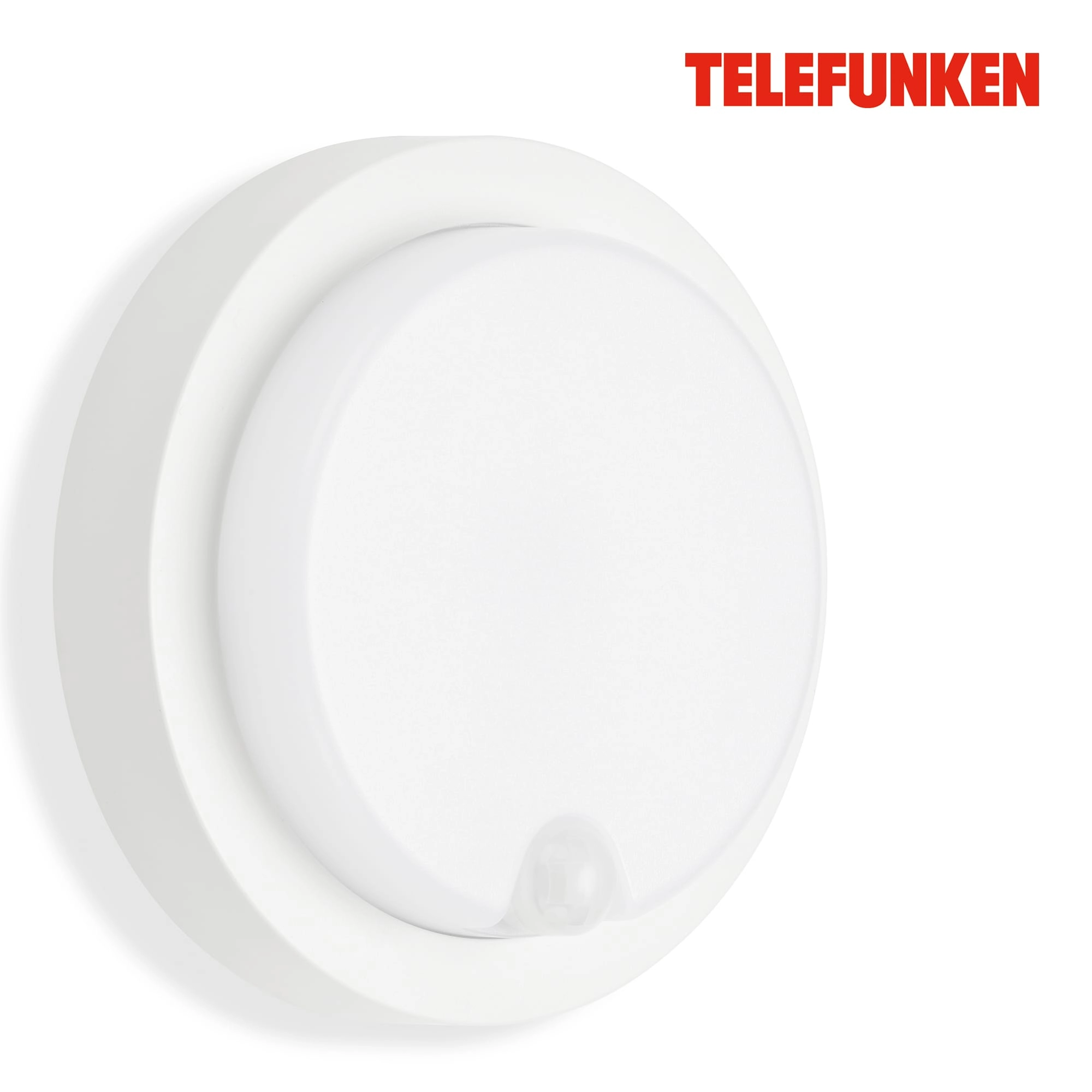 TELEFUNKEN LED Sensor Außenwandleuchte, Ø 17 cm, 12 W, Weiß
