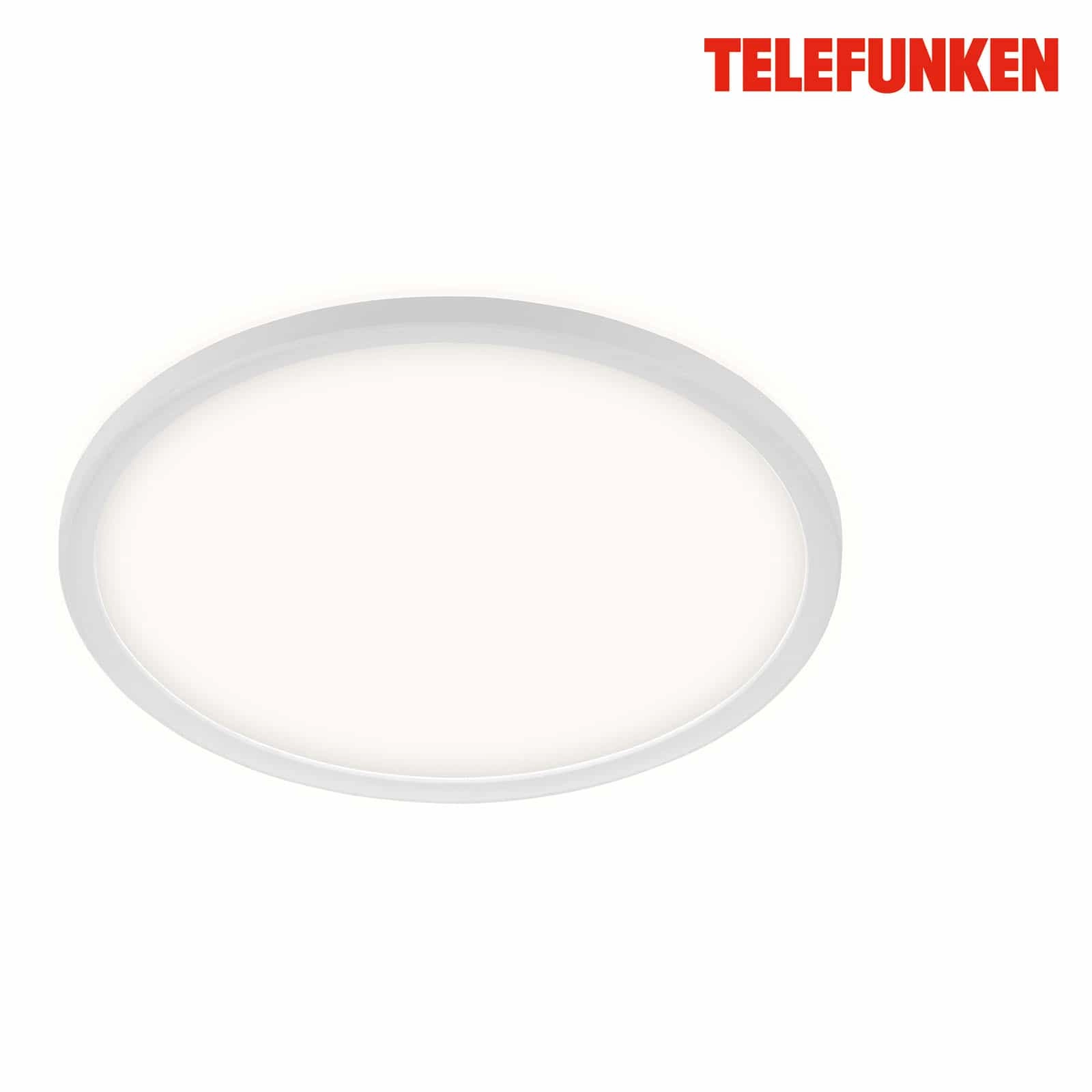 LED Bad-Deckenleuchte, Ø29 cm, 1x LED, 18 W, 2400 lm, weiß