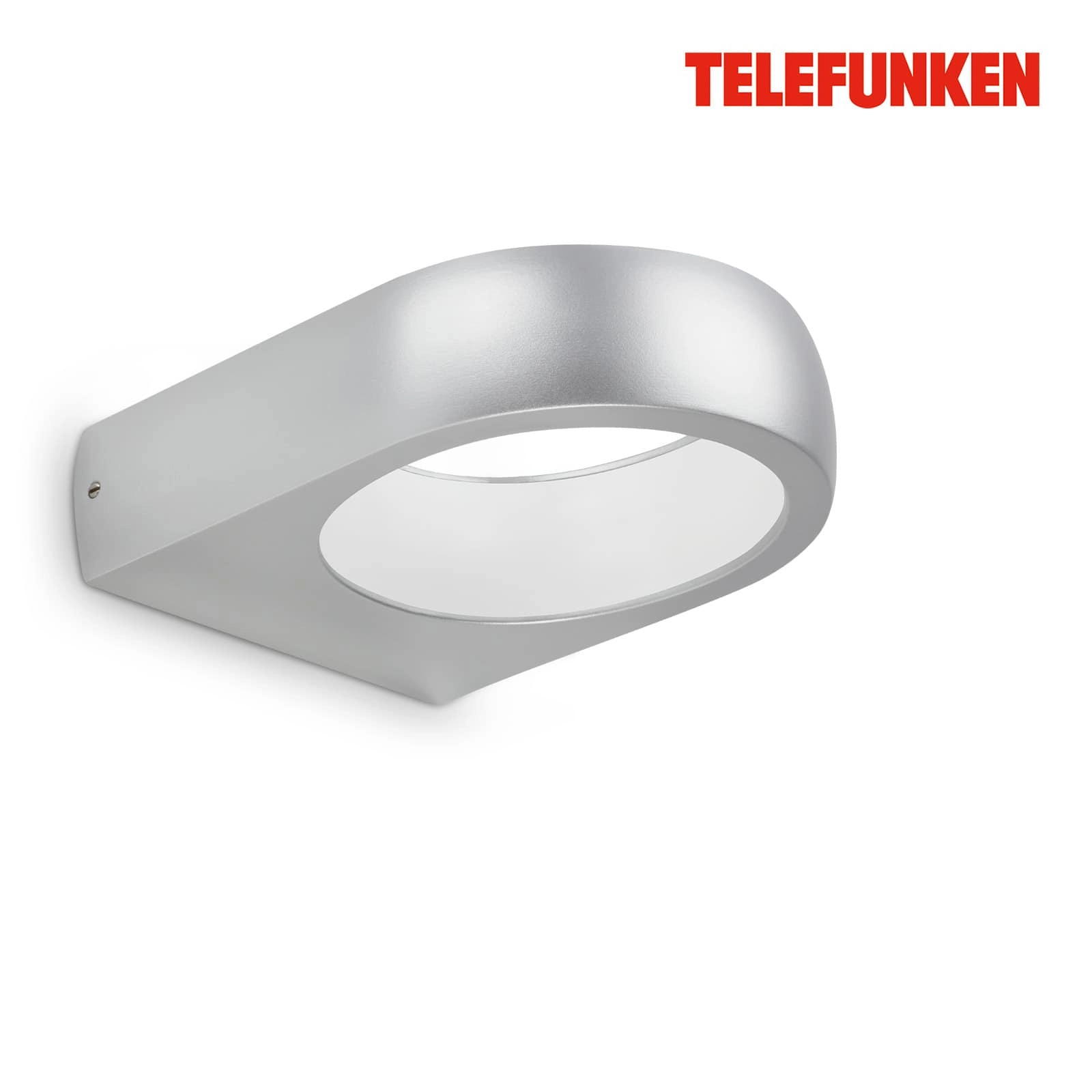 LED Außenleuchte, silber, 1xLED/6,5W