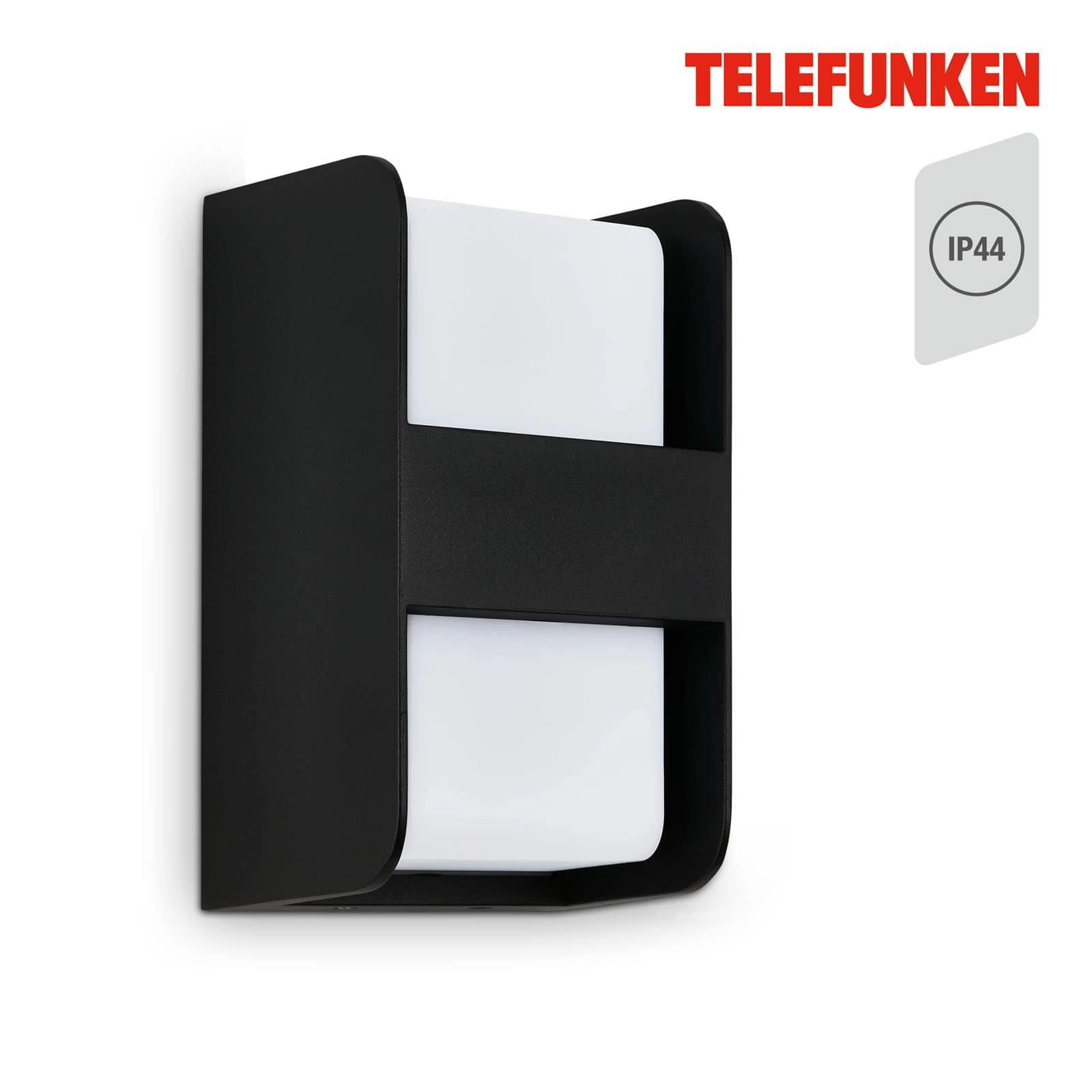 Außenleuchte, schwarz, 1xE27 exkl./ max.12W