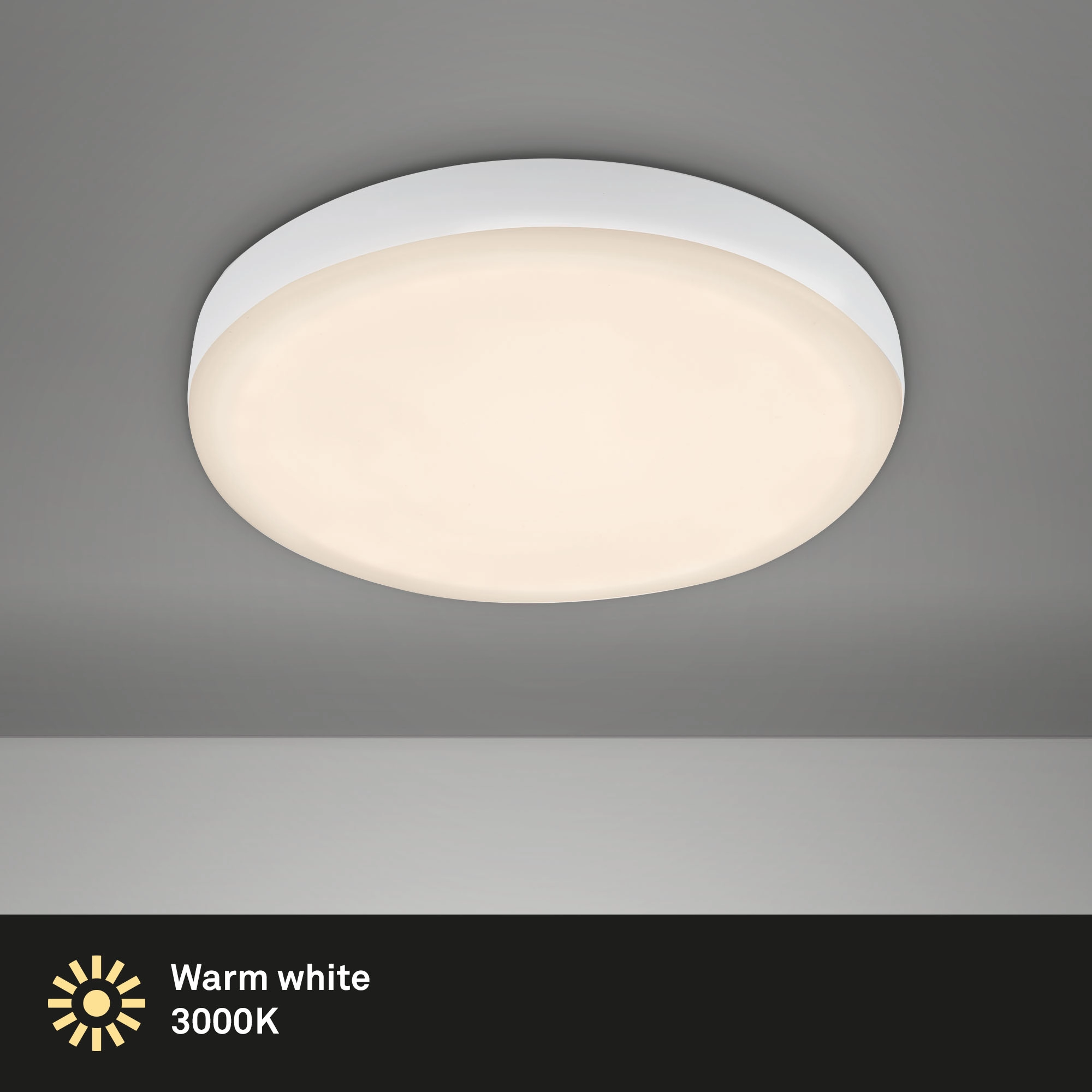 LED Einbauleuchte, Ø 10 cm, 6 W, 700 lm, Weiß