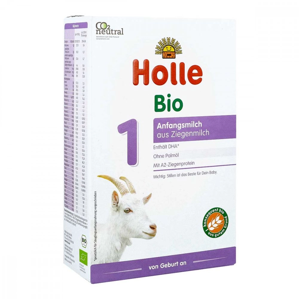 Holle Bio Anfangsmilch 1 auf Ziegenmilchbasis