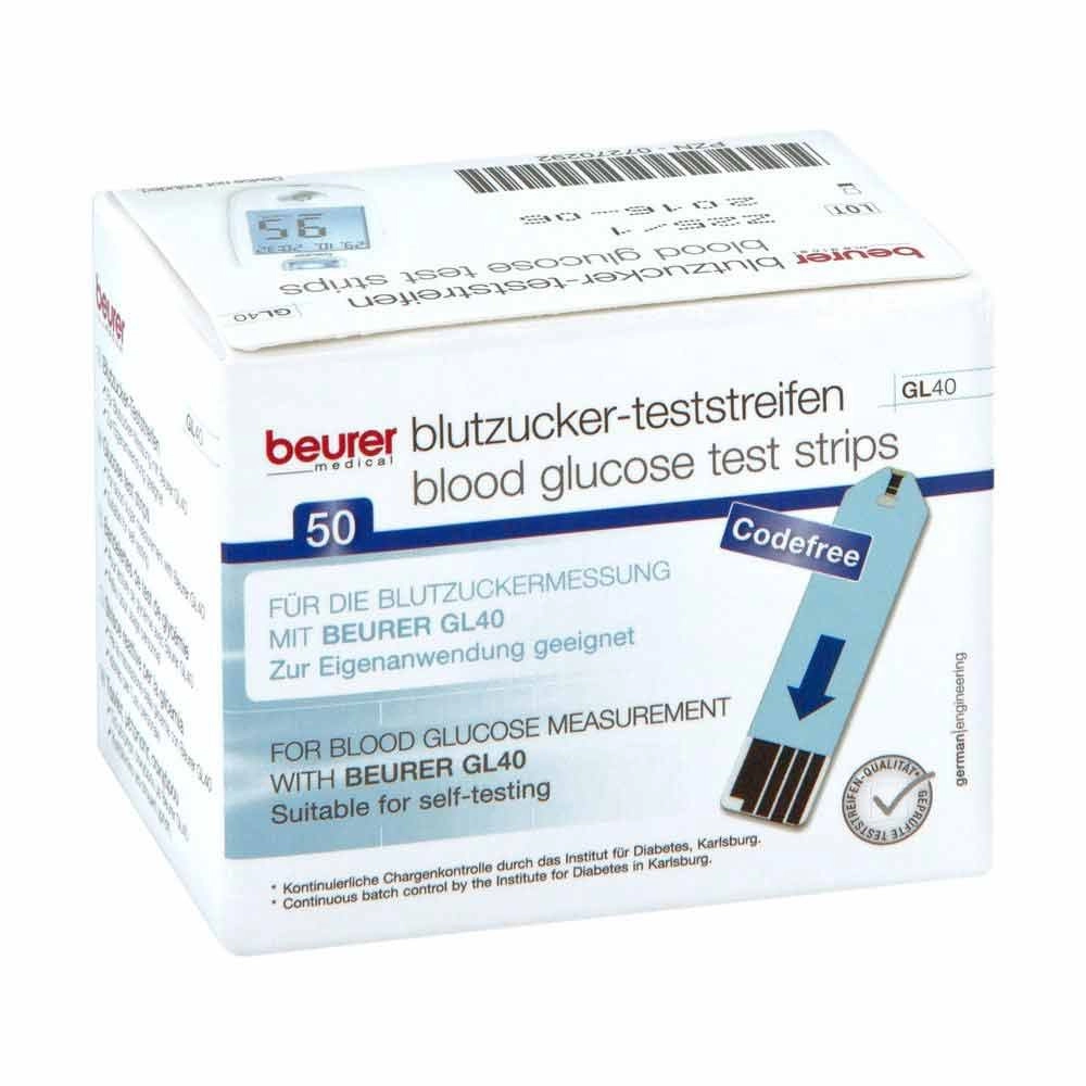 Beurer Gl40 Blutzuckerteststreifen