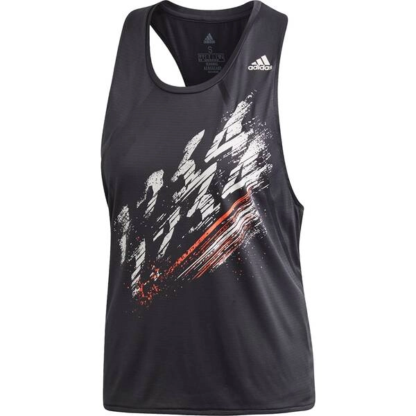 Trägershirt Adidas Speed Tank Schwarz SS20 Frau, Größe L