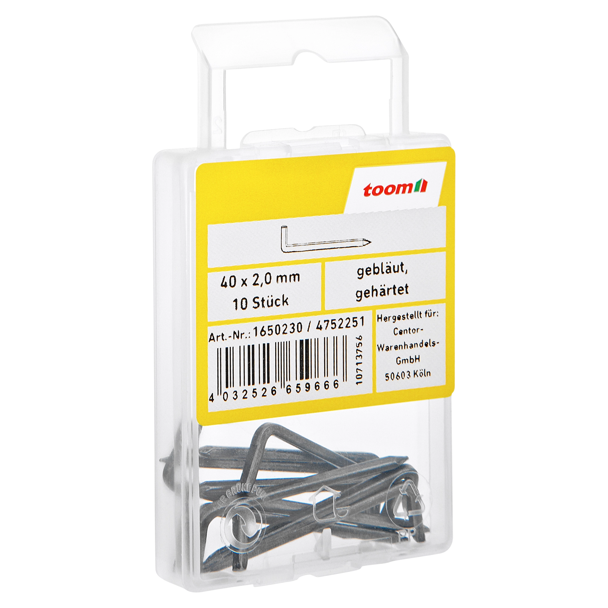 toom Stahlhaken 4 cm 10 Stück