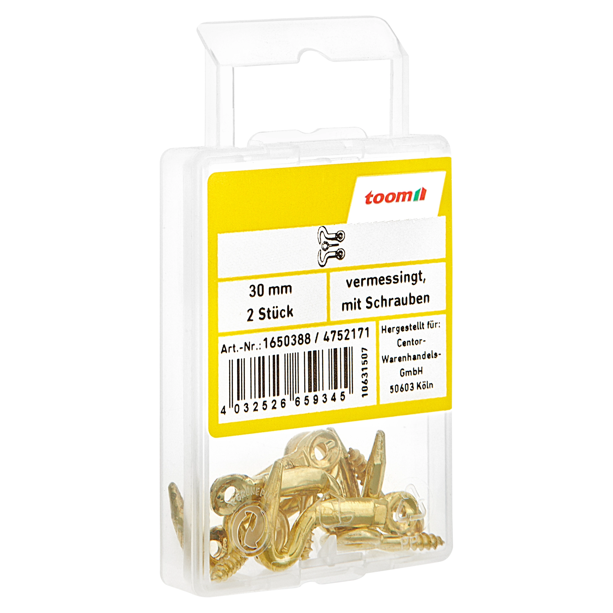 toom Klavierhaken 30 mm 2 Stück