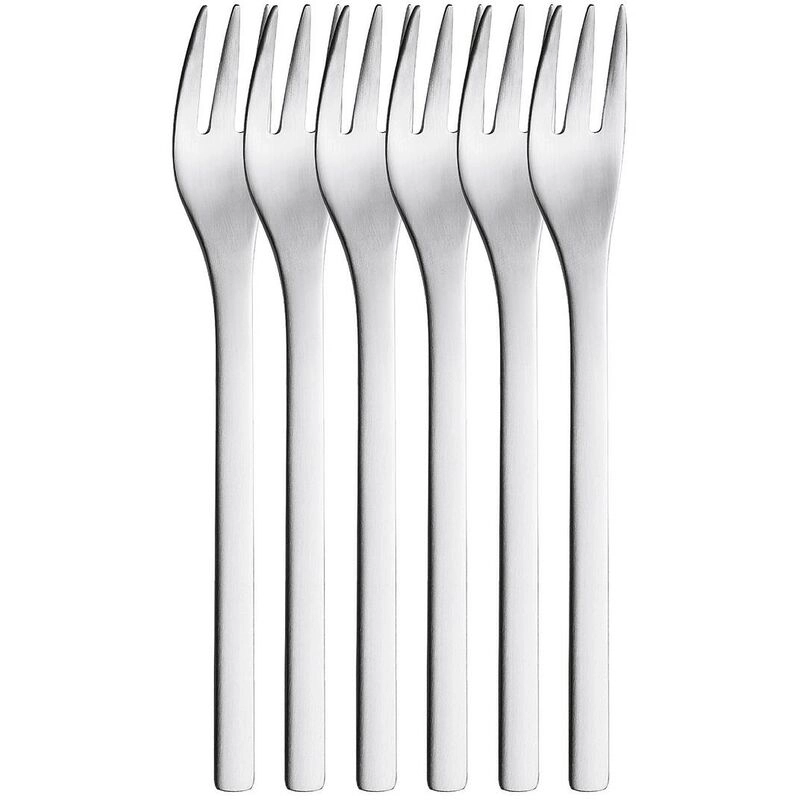 Puresigns - Kuchengabel One Extra matt es 18/10 6er Set