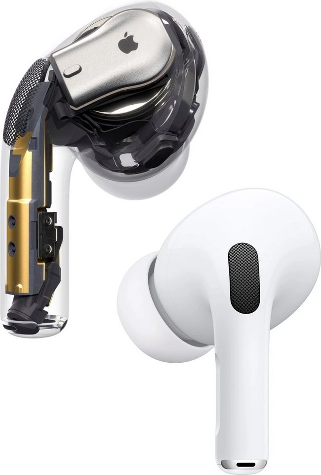 Apple »AirPods Pro (2021) mit MagSafe Ladecase« wireless In-Ear-Kopfhörer (Active Noise Cancelling (ANC), Freisprechfunktion, Sprachsteuerung, Transparenzmodus, Siri, Bluetooth)