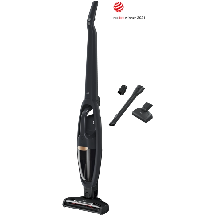 AEG QX6 Akku-Staubsauger kabellos / Akku-Laufzeit: bis zu 45 Min. / Farbe: Granite Grey QX6-1-45AN