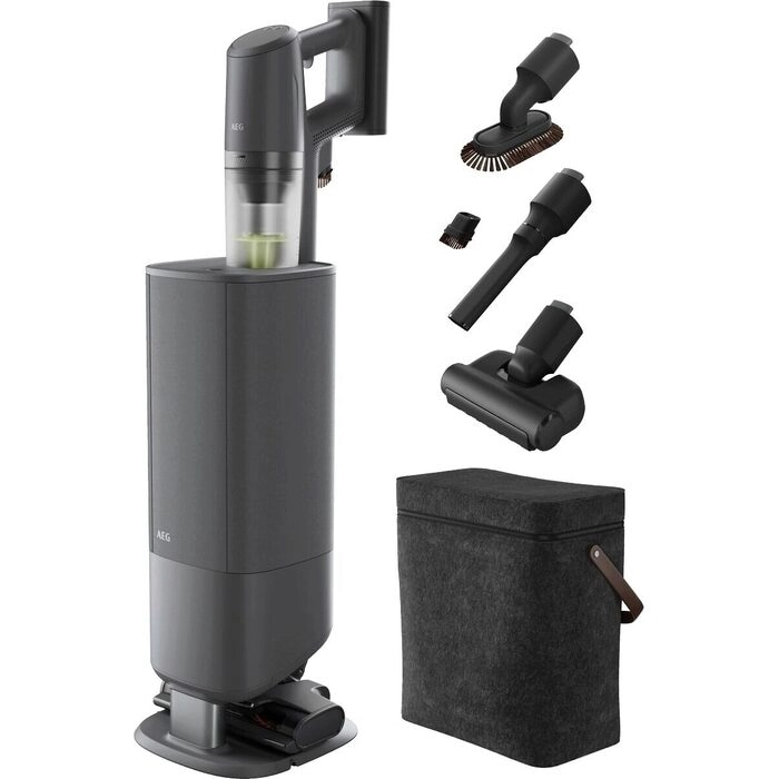 AEG 8000 Akku-Staubsauger kabellos / Multifunktions-Station zur Absaugung / Farbe: Dark Grey AP83AB25DG