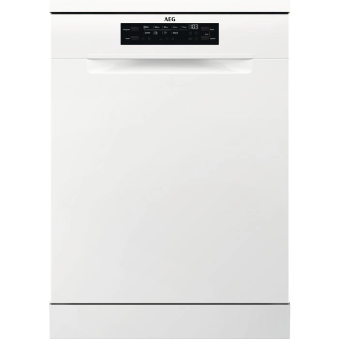 AEG 5000 AirDry / Standgeschirrspüler 60 cm / AirDry - perfekte Trocknungsergebnisse / MaxiFlex Besteckschublade FFB7672APW