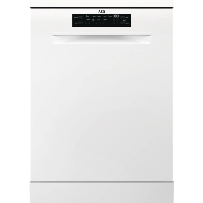 AEG 5000 AirDry / Standgeschirrspüler 60 cm / AirDry - perfekte Trocknungsergebnisse / MaxiFlex Besteckschublade FFB7672APW