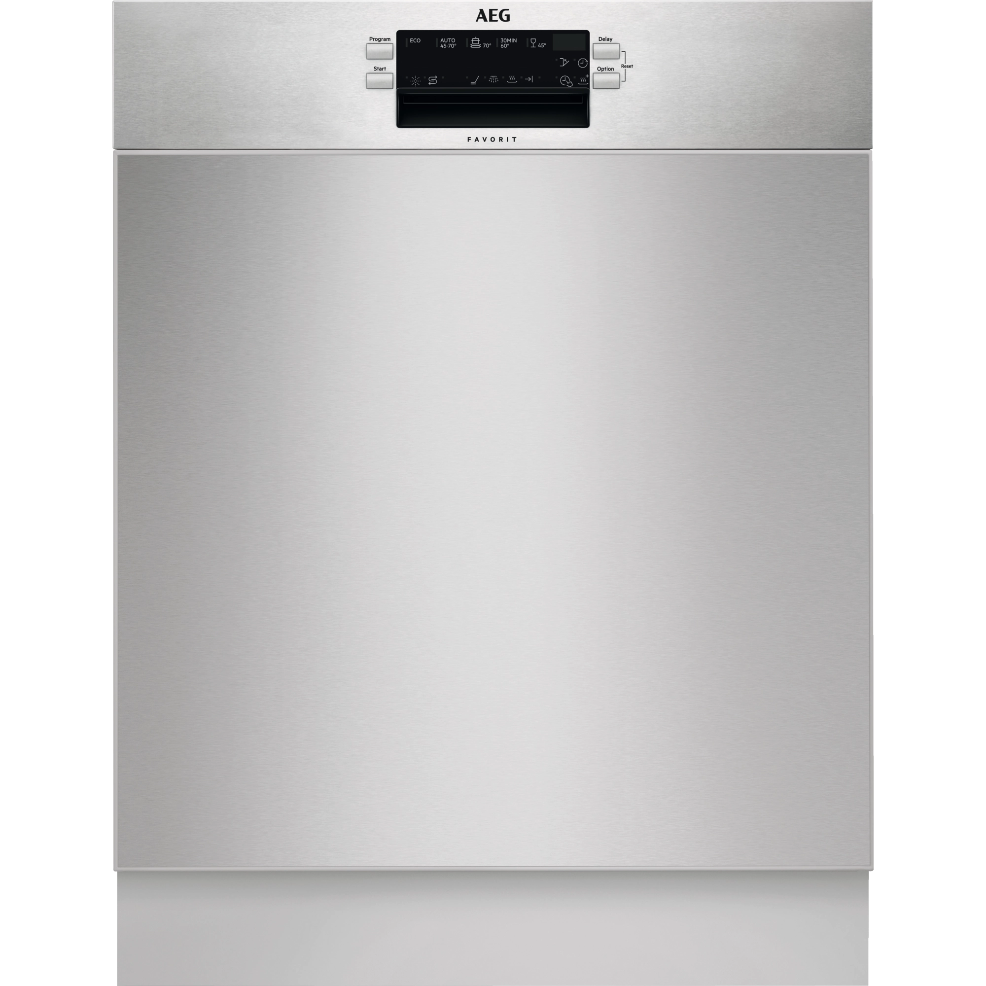 AEG 6000 SatelliteClean® / Unterbau-Geschirrspüler 60 cm / AirDry - perfekte Trocknungsergebnisse / Besteckkorb FUE53610ZM