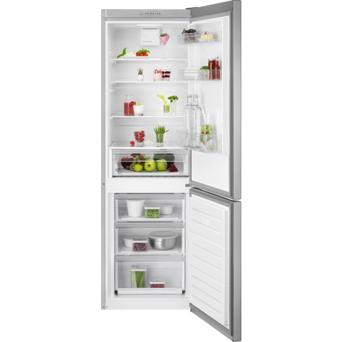 AEG 5000 ColdSense / Freistehende Kühl-Gefrierkombination / 1860 mm / 339 L / LowFrost – weniger Eisbildung ORC5S331EX