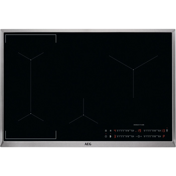 AEG 6000 Flex / Autarkes Induktionskochfeld / Hob²Hood / 80 cm I84KV443XB