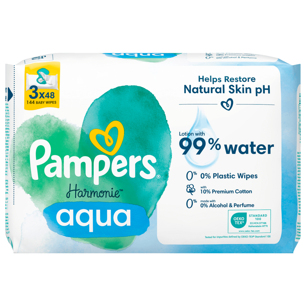 Pampers Harmonie Aqua Baby-Feuchttücher