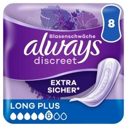 Always Discreet Inkontinenz-Einlagen Long Plus