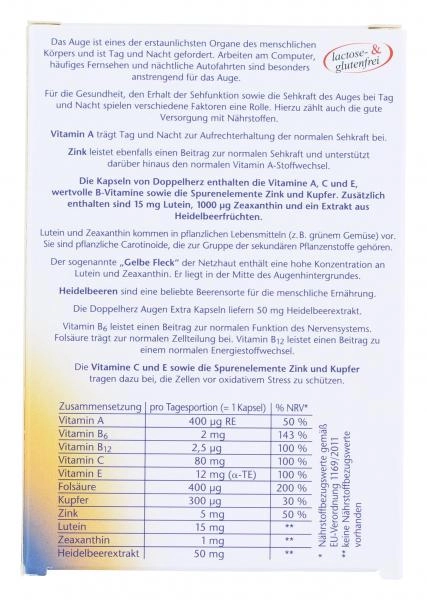 Doppelherz aktiv Augen Extra Tag + Nacht Kapseln