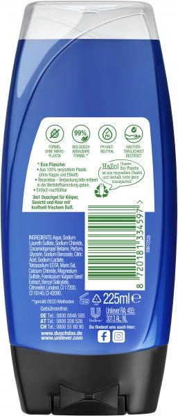 Duschdas 3in1 Duschgel Sport