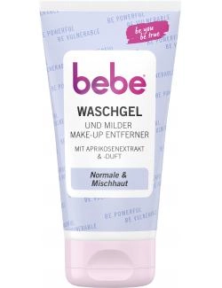 Bebe Waschgel und milder Make-Up Entferner Normale & Mischhaut