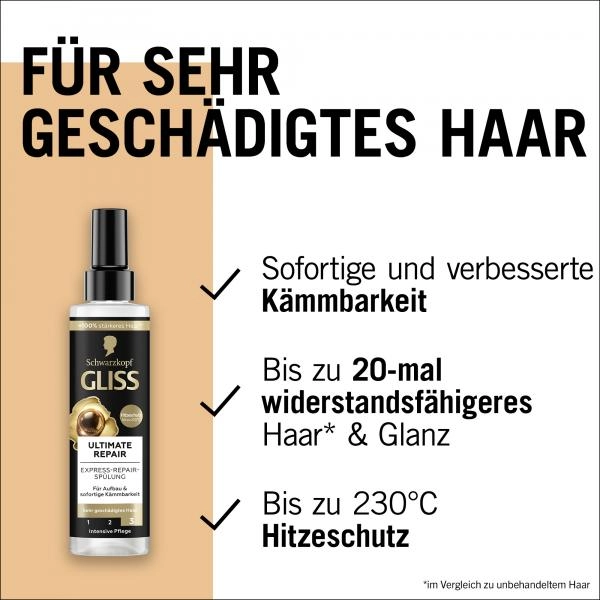 Schwarzkopf Gliss Ultimate Repair Express-Repair-Spülung
