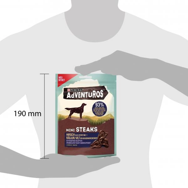 Adventuros Mini Steaks Hirsch