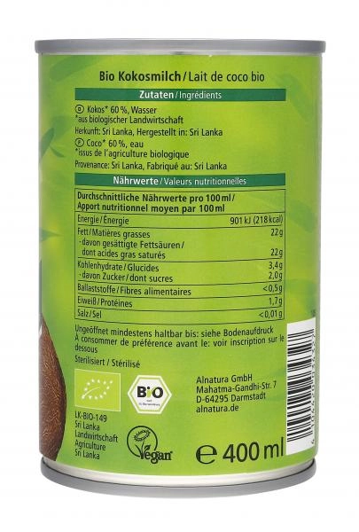 Alnatura Kokosmilch