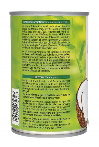 Alnatura Kokosmilch