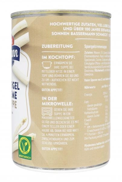 Sonnen Bassermann Spargel Cremesuppe