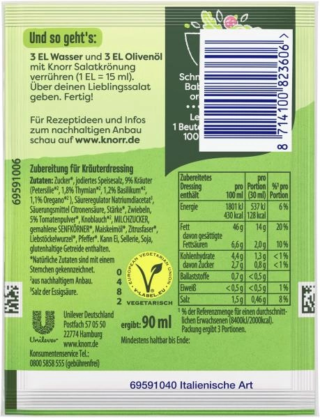 Knorr Salatkrönung Italienische Art