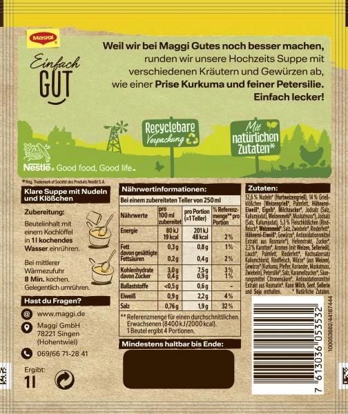 Maggi Guten Appetit Hochzeitssuppe