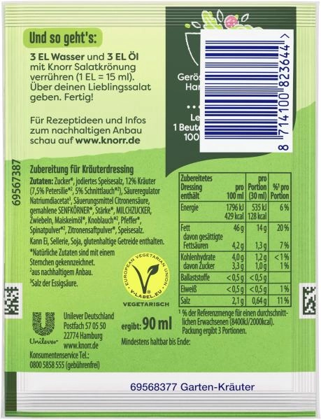 Knorr Salatkrönung Garten-Kräuter